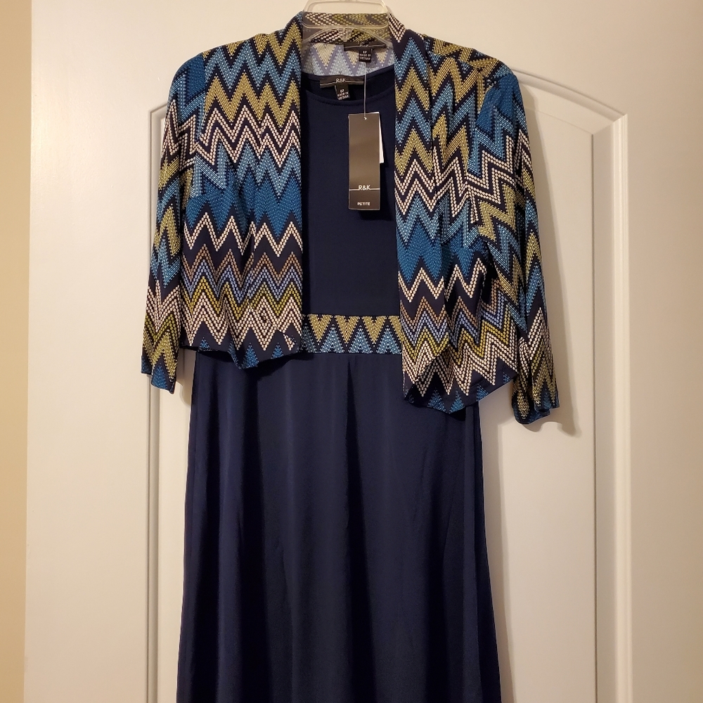 NWT R &K Jacket Dress